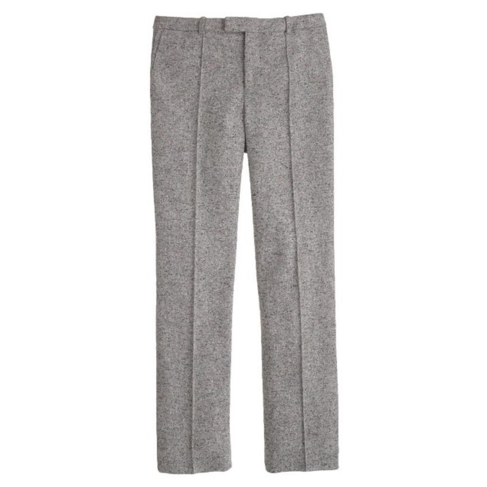 J.Crew Cropped Donegal Wool Pant